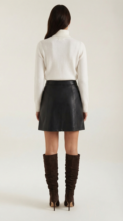 Minifalda Jocelyn de Polipiel