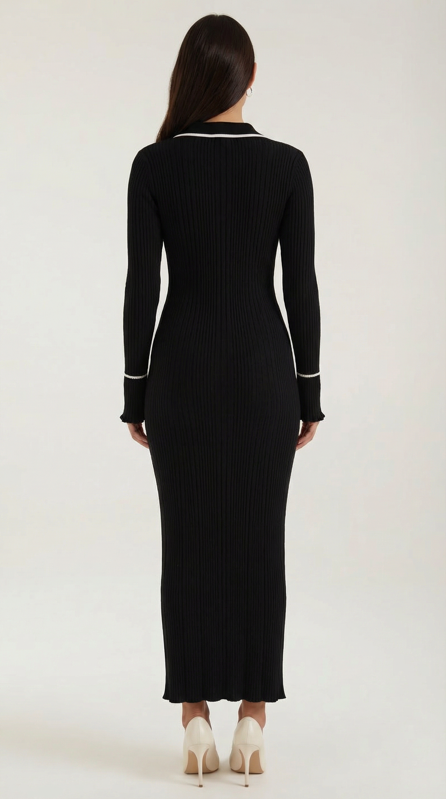 Vestido Maxi Josephine de Punto Ajustado