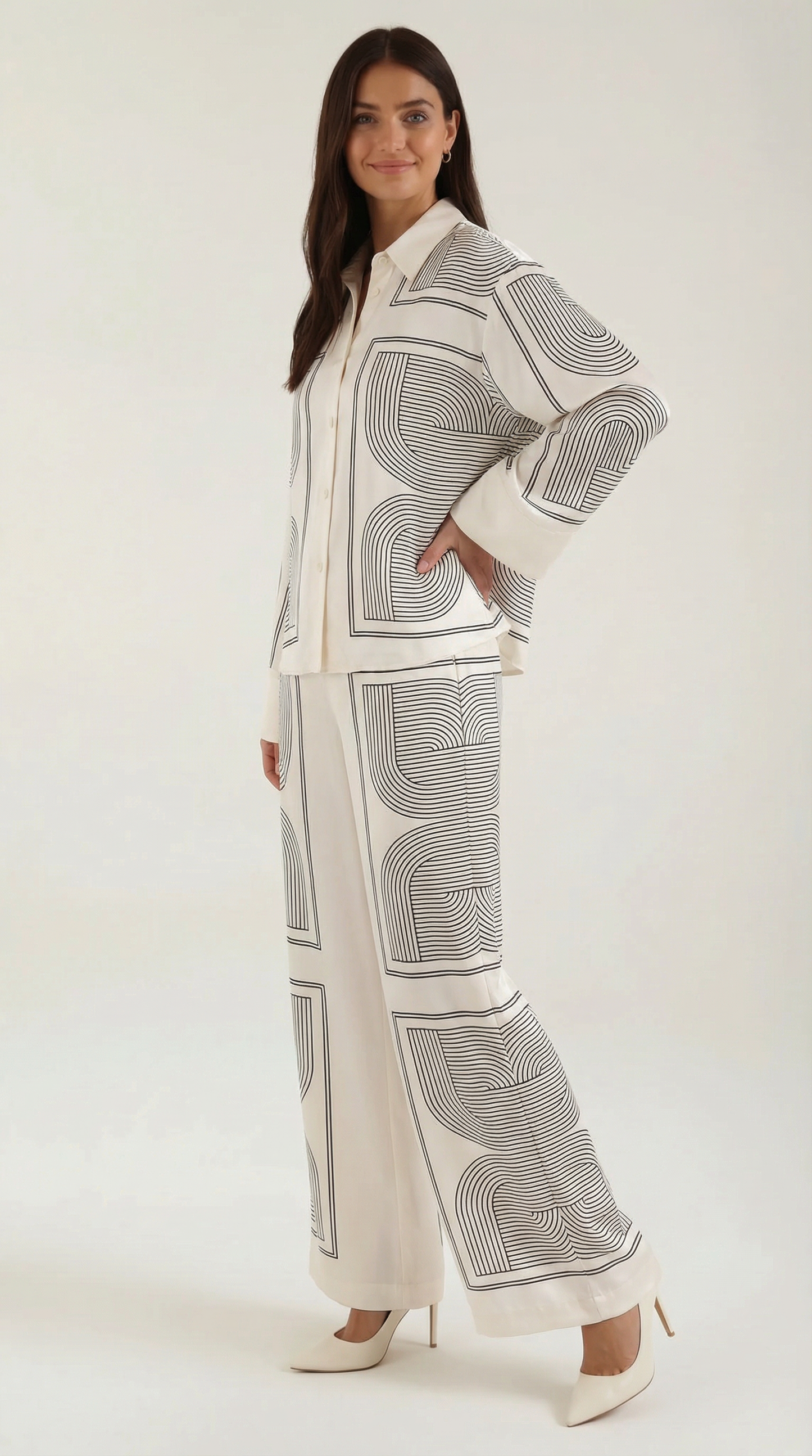 Pantalón Jude con Estampado Geométrico
