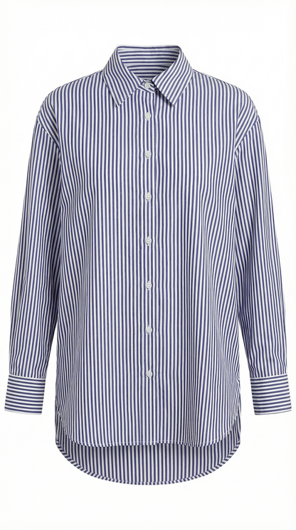 Blusa Juliana de Manga Larga a Rayas