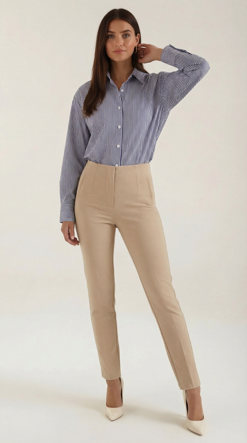 Blusa Juliana de Manga Larga a Rayas
