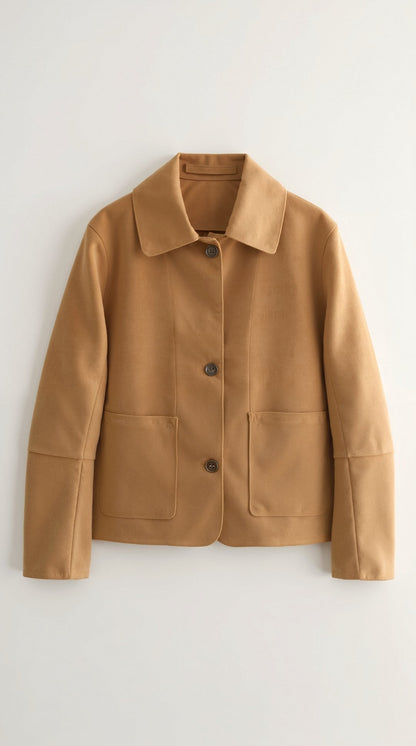 Chaqueta Julie con Cuello Camisero