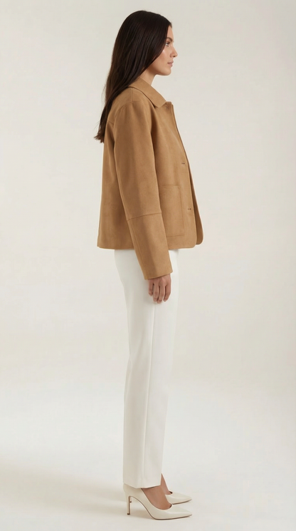 Chaqueta Julie con Cuello Camisero