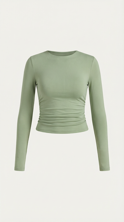 Crop Top Karen de Manga Larga