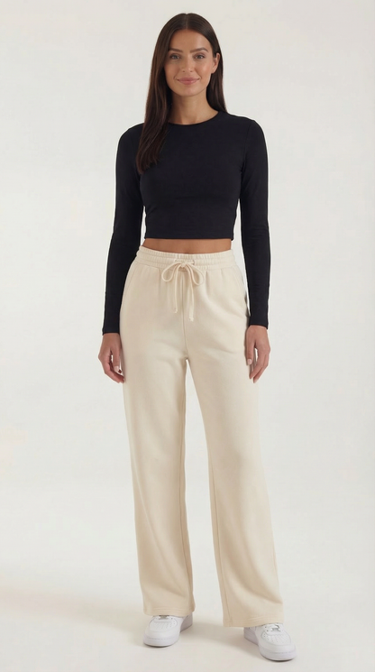 Crop Top Karen de Manga Larga