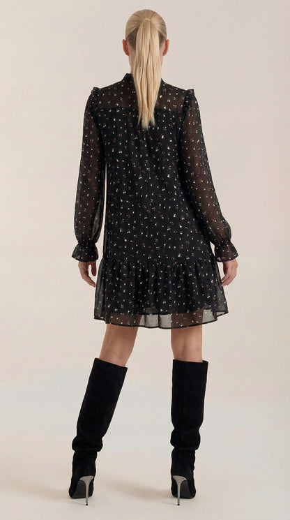 Vestido Mini Katie con Volantes