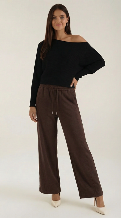 Pantalón Ancho Kendra con Cordón
