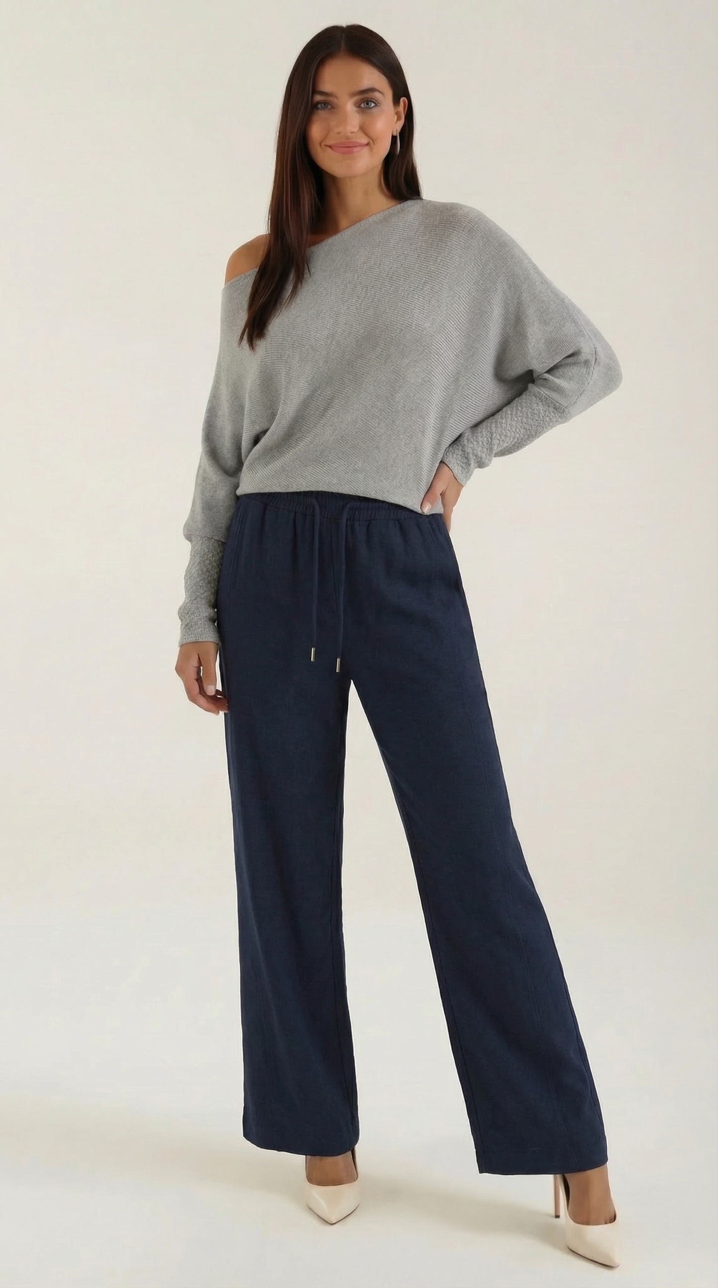 Pantalón Ancho Kendra con Cordón