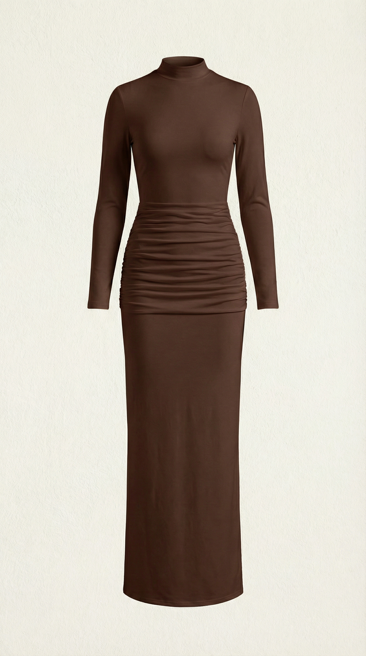 Vestido Maxi Krista con Cuello Alto