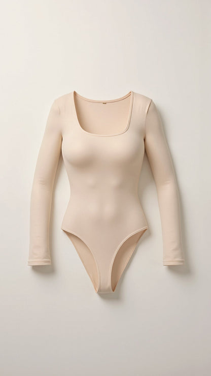 Body Tanga de Manga Larga