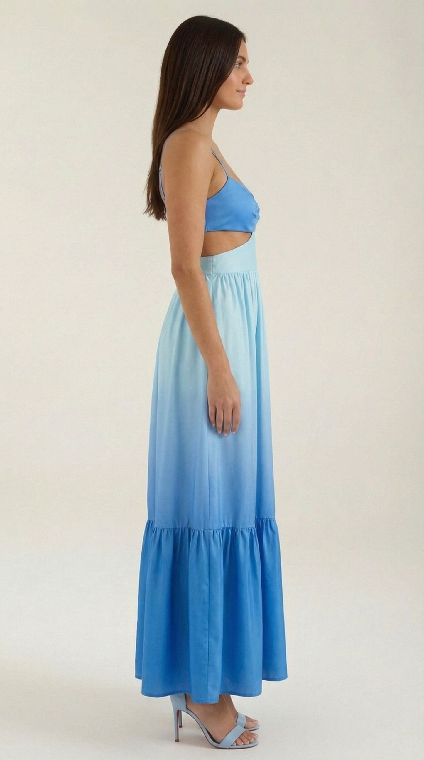 Vestido Maxi Laura con Degradado Fluido