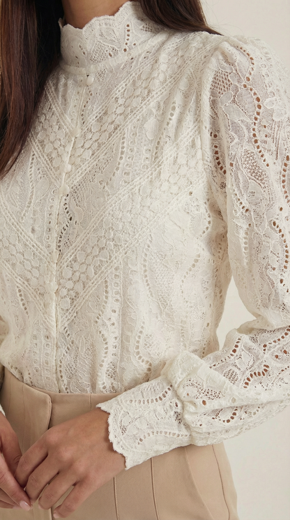 Blusa Loretta de Encaje