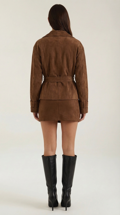 Chaqueta Lorraine con Cinturón Anudado