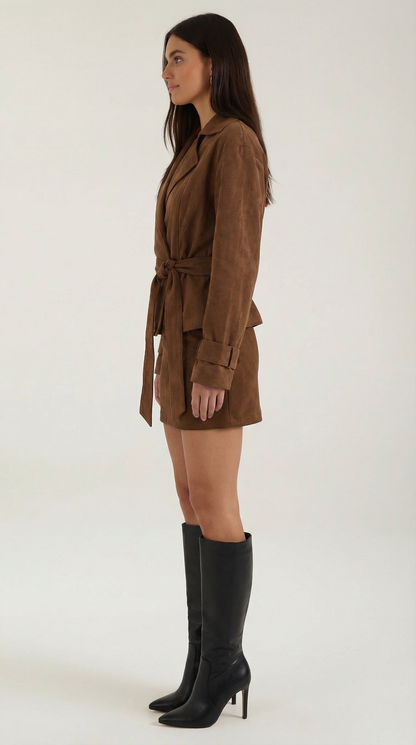 Chaqueta Lorraine con Cinturón Anudado