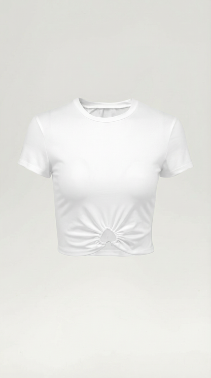 Crop Top Luna con Detalle de Nudo