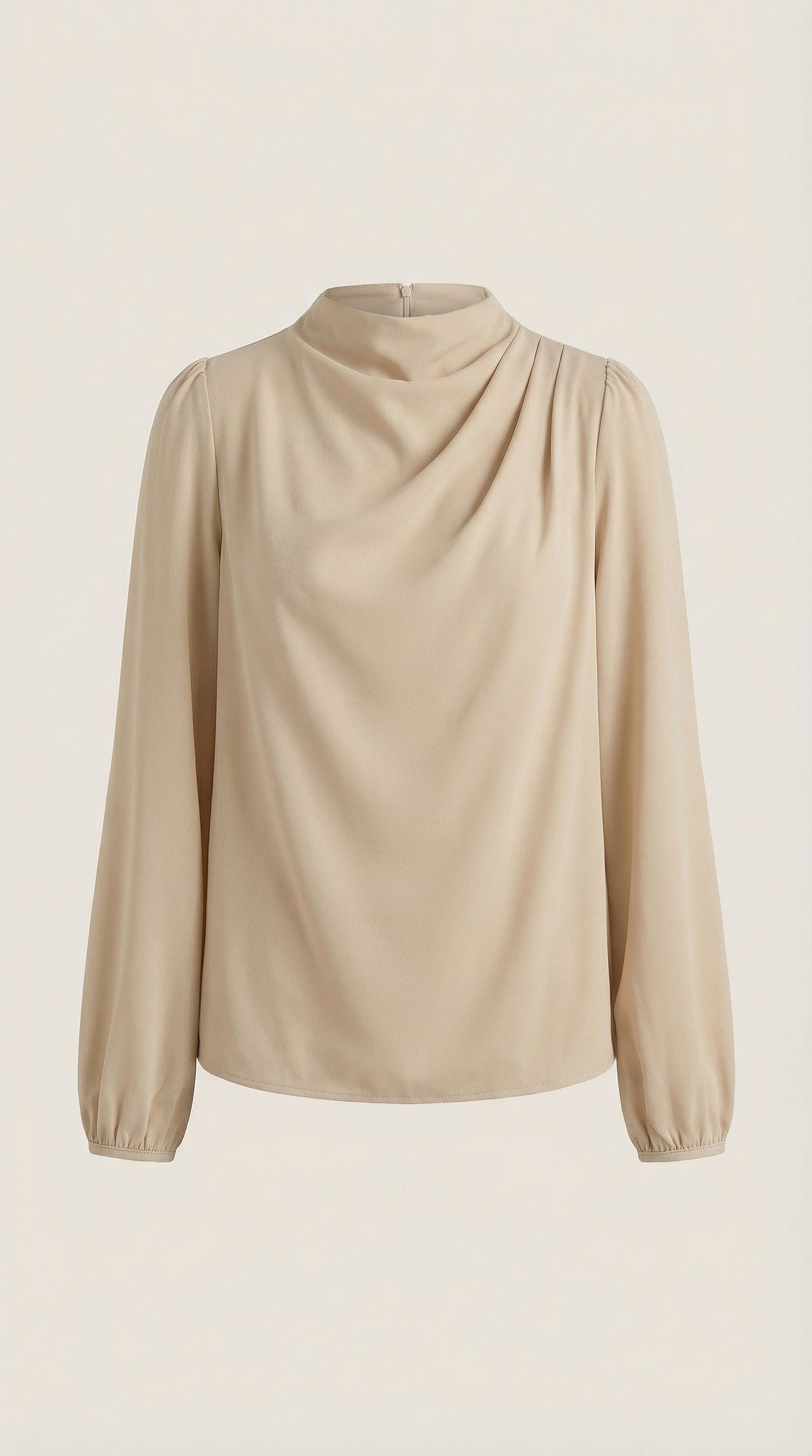 Blusa Marcia de Manga Larga Abullonada