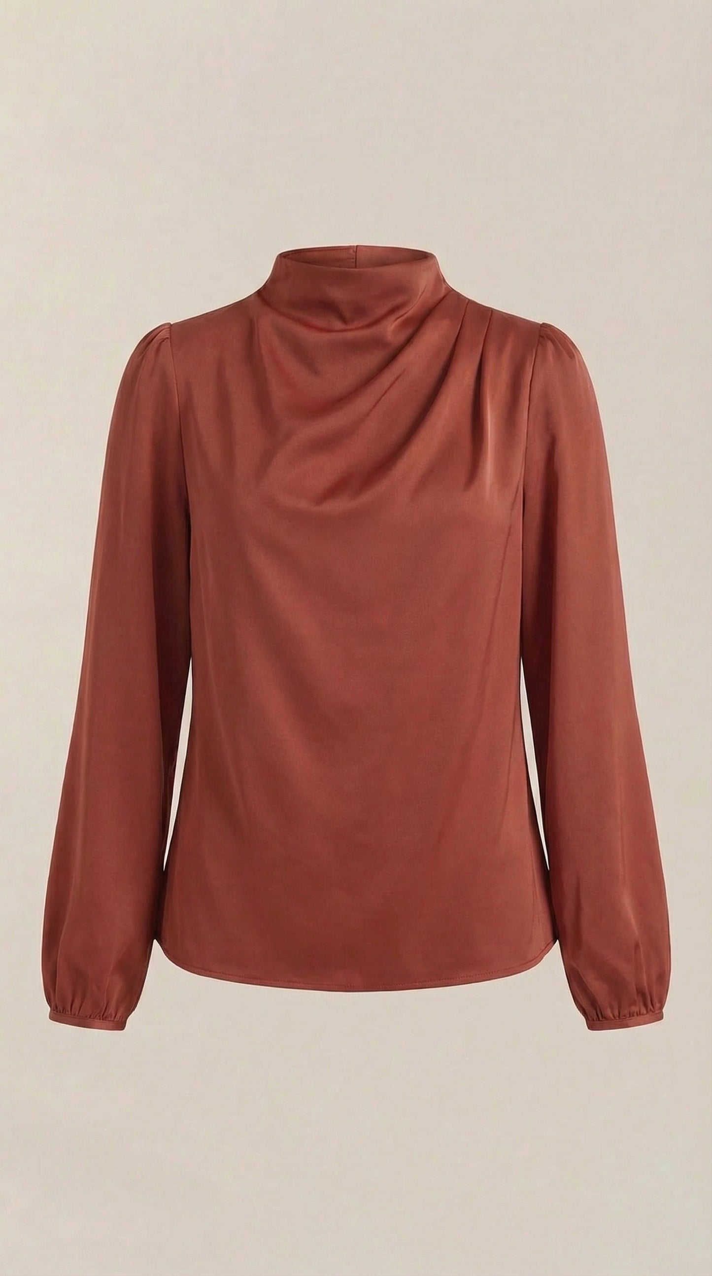 Blusa Marcia de Manga Larga Abullonada