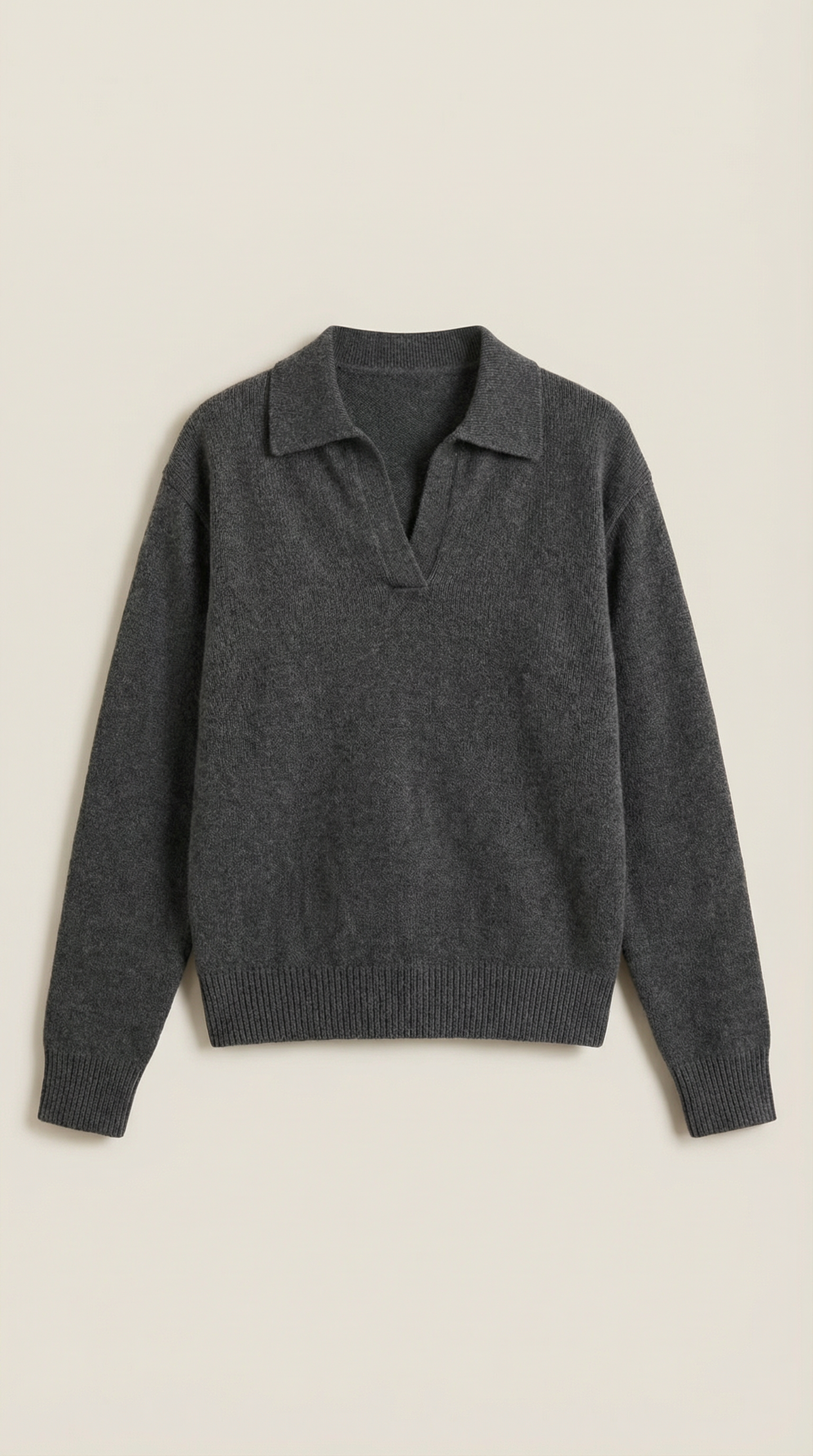 Jersey Margaret de Punto con Cuello Polo