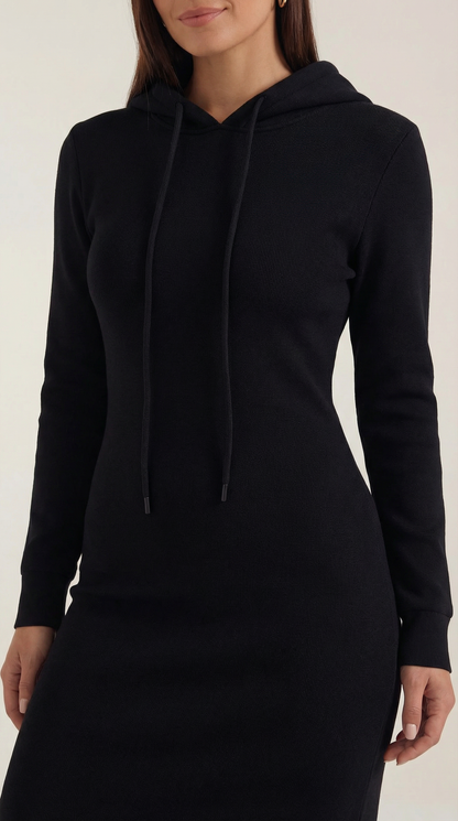 Vestido Maxi Marilyn de Jersey con Capucha