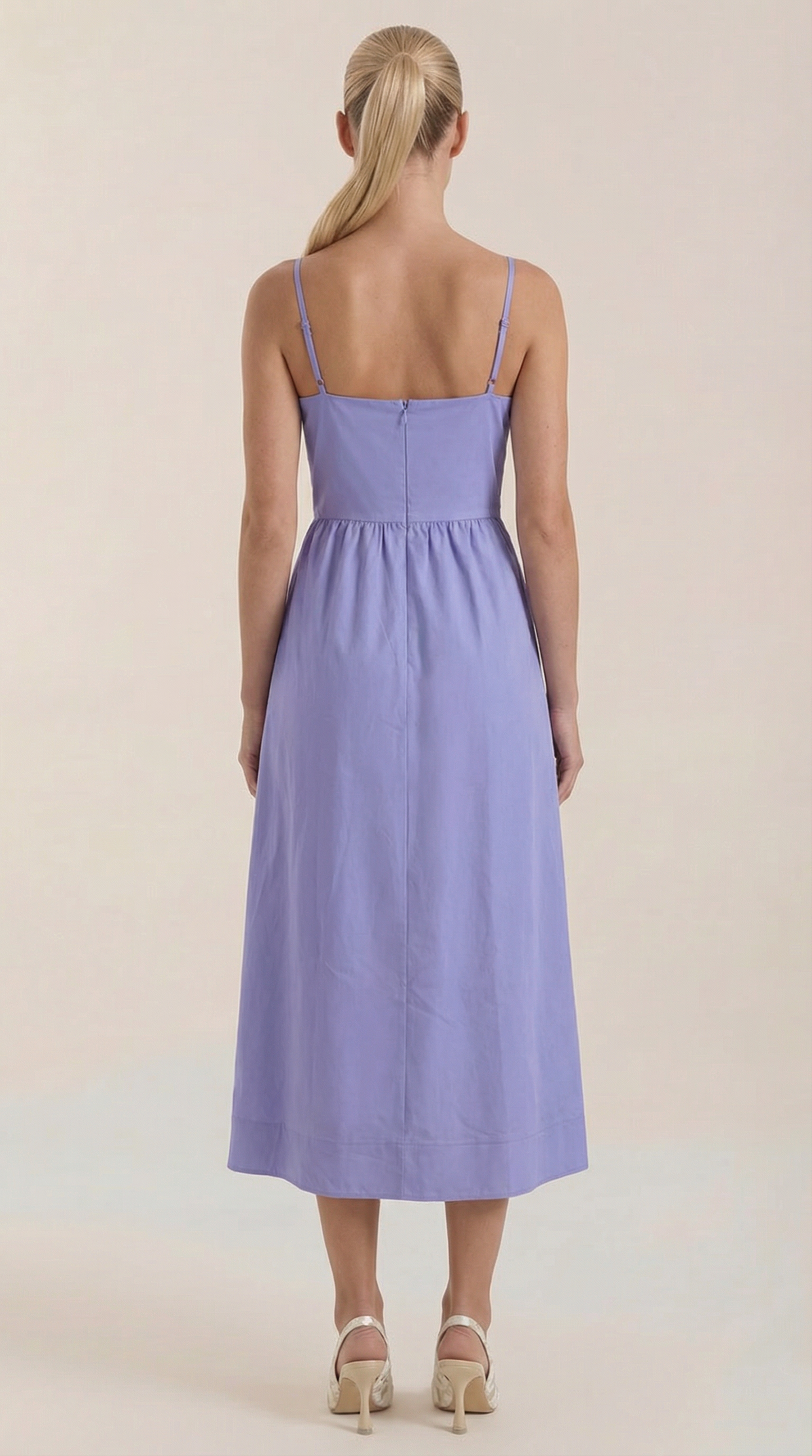 Vestido Midi Molly de Tirantes