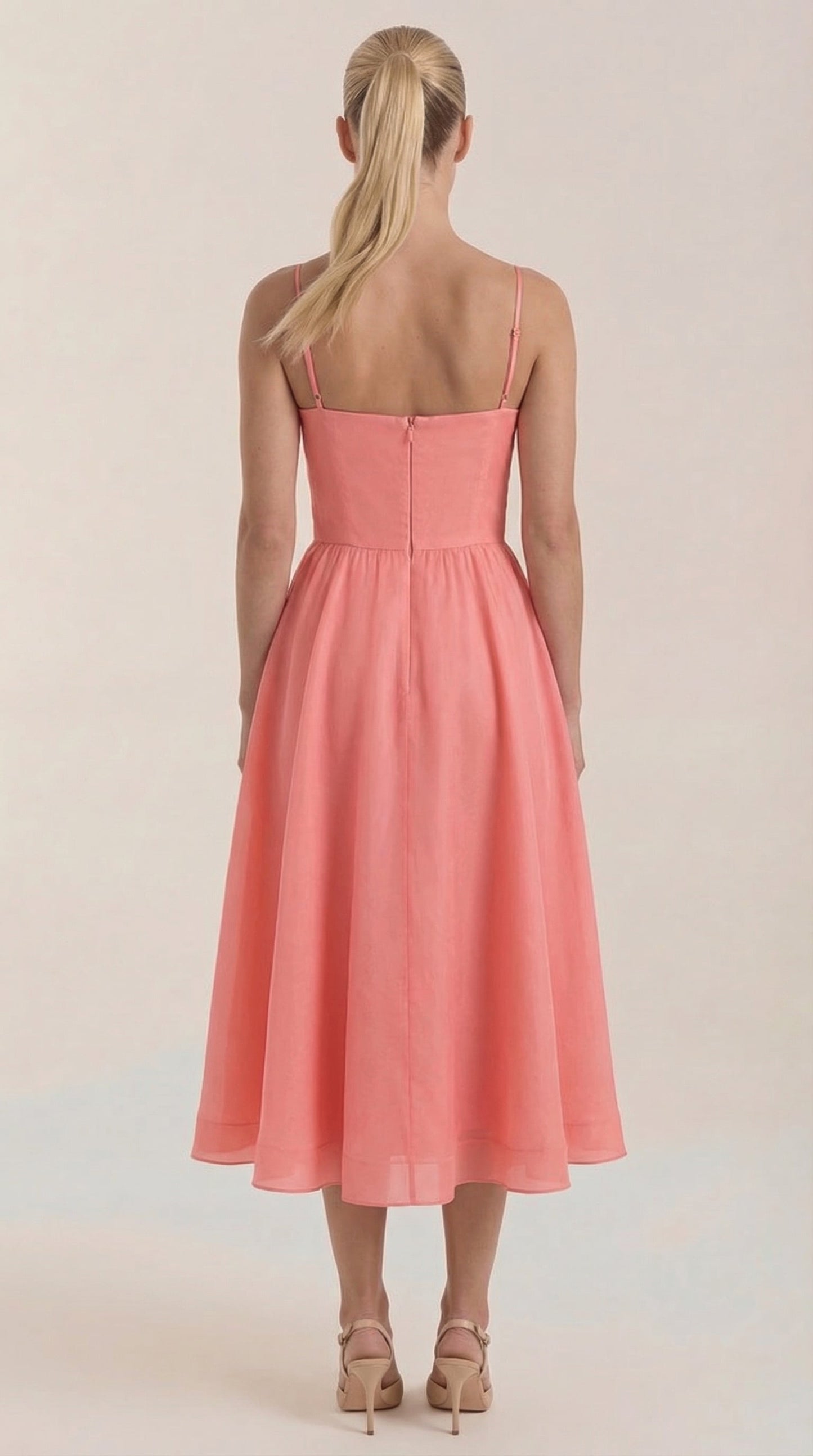 Vestido Midi Molly de Tirantes