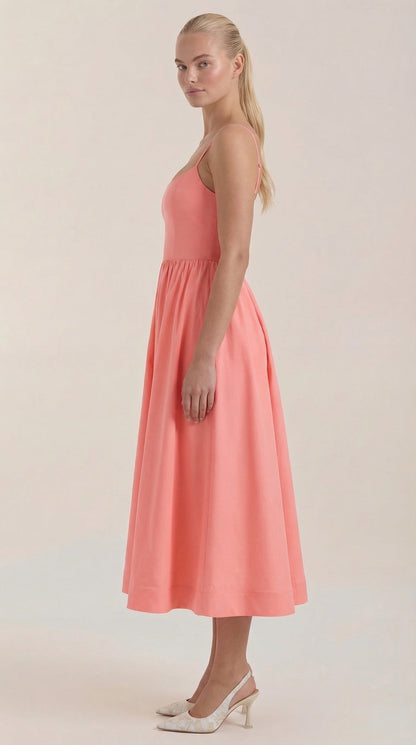 Vestido Midi Molly de Tirantes