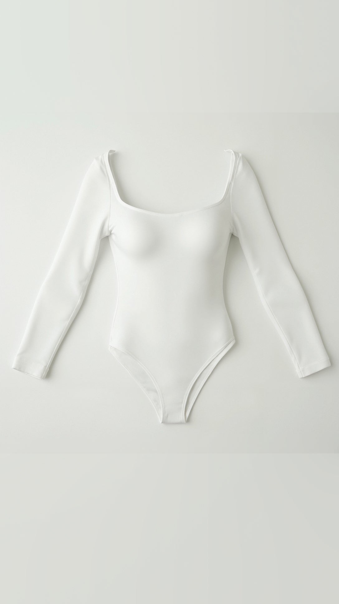 Body Tanga Sin Costuras de Manga Larga