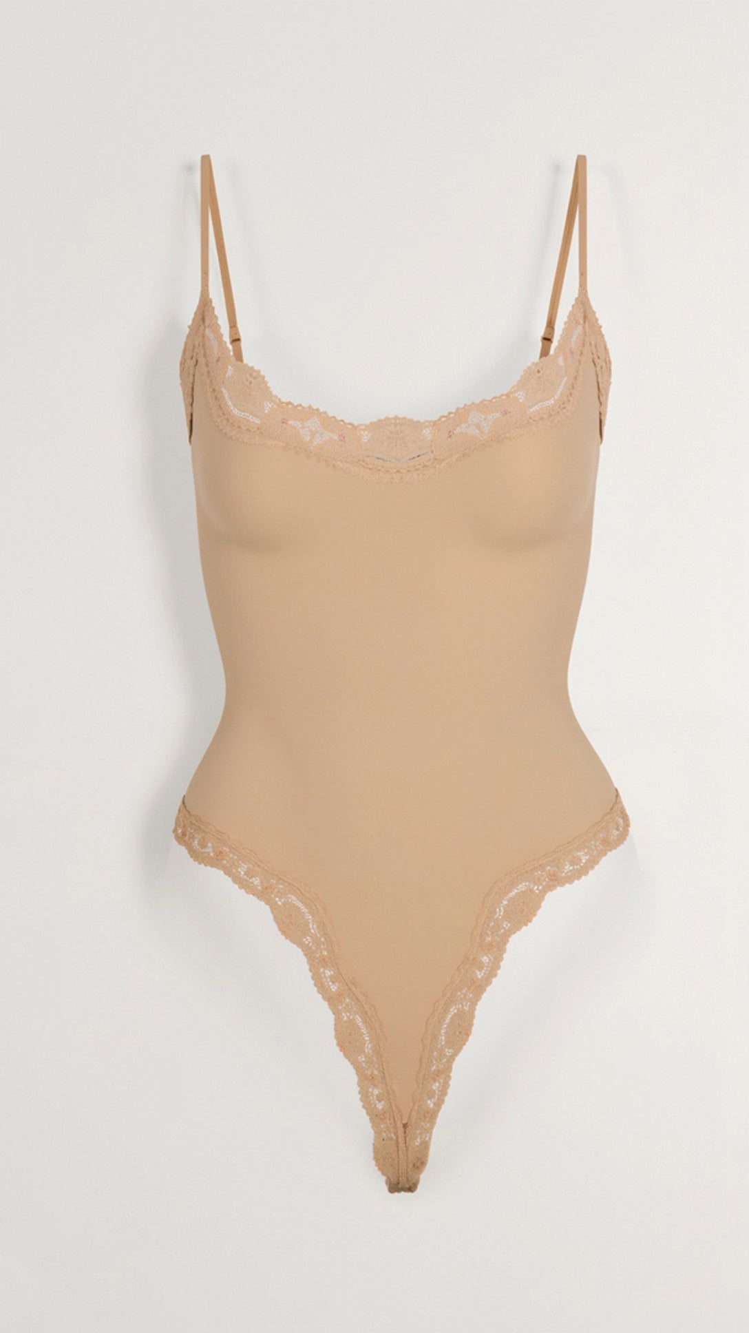 Body String Sin Costuras de Encaje
