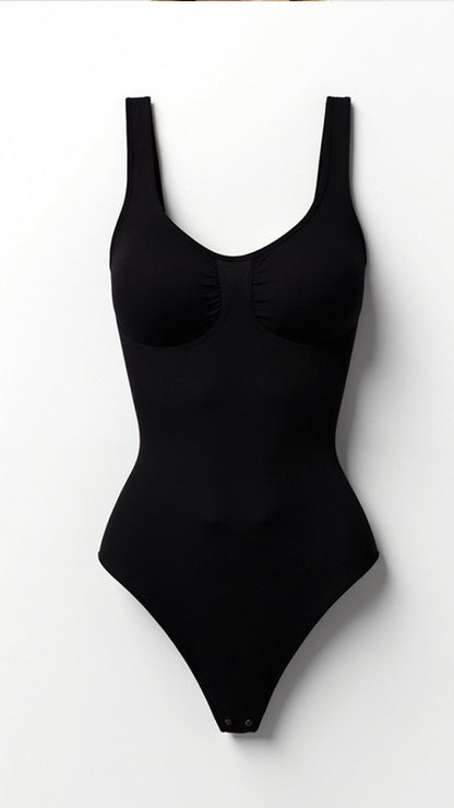 Body Tanga Sin Costuras con Escote en U