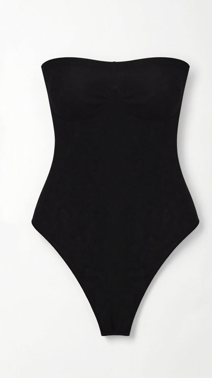 Body Tanga Sin Tirantes y Sin Costuras