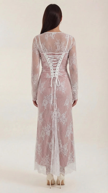 Vestido Maxi Nerissa de Encaje