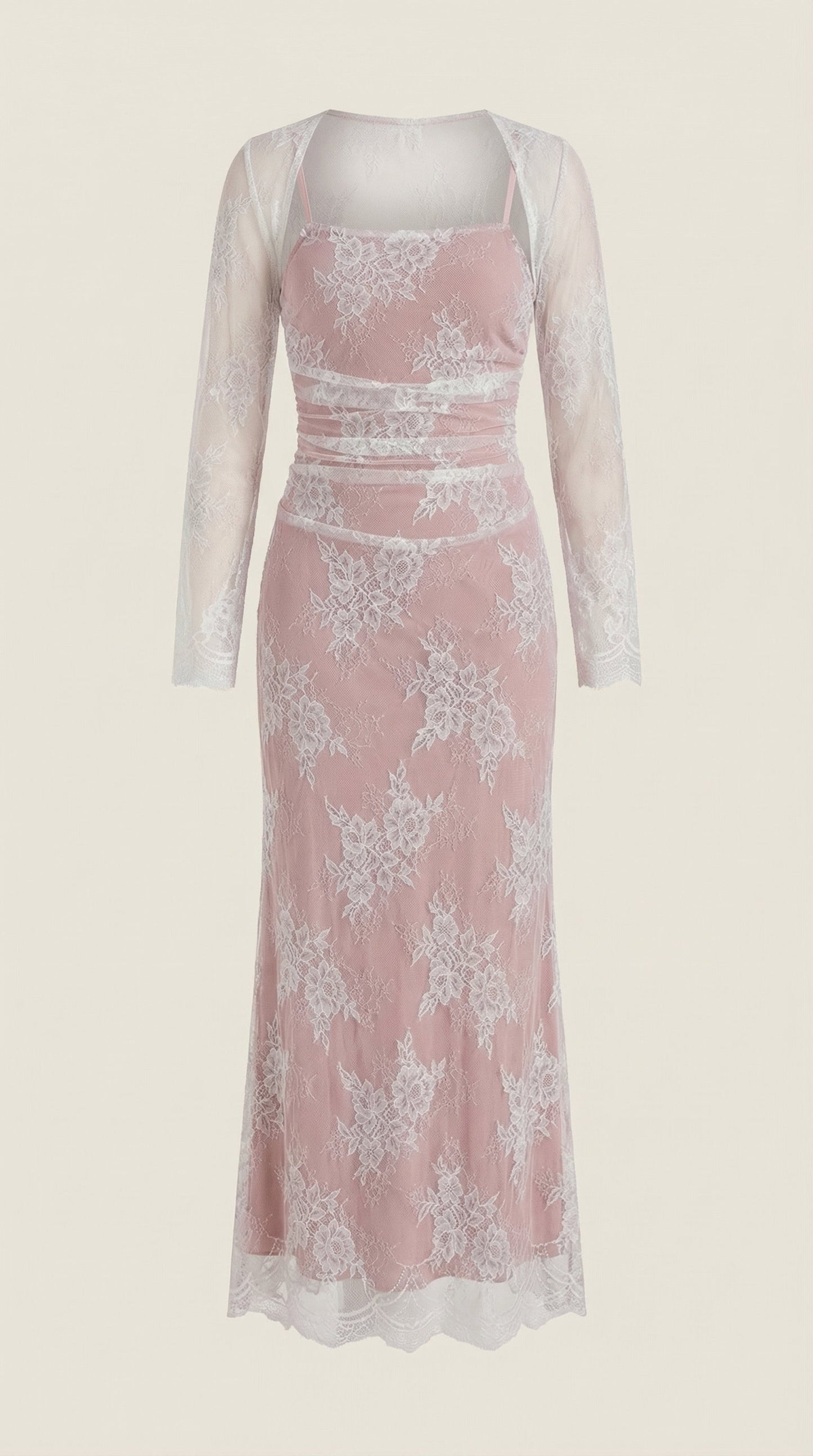 Vestido Maxi Nerissa de Encaje