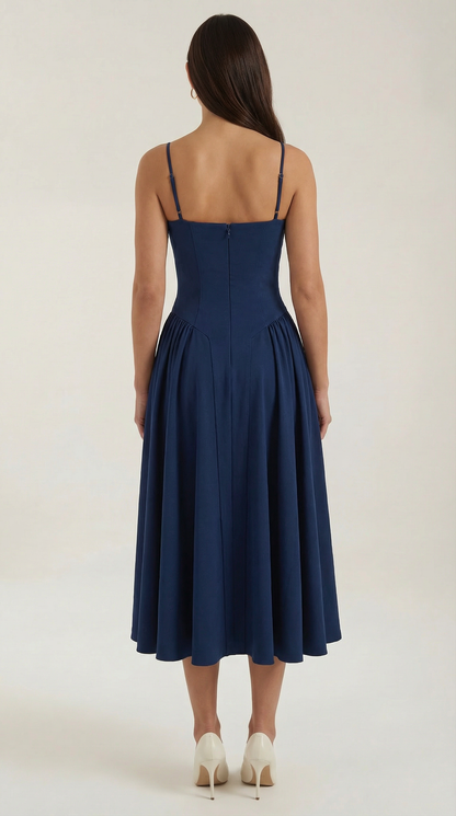 Vestido Midi Odette con Corsé