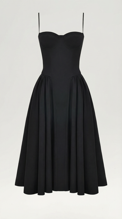 Vestido Midi Odette con Corsé