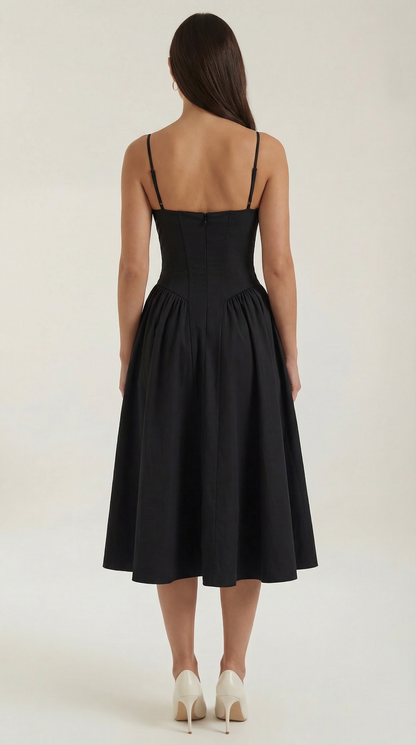 Vestido Midi Odette con Corsé