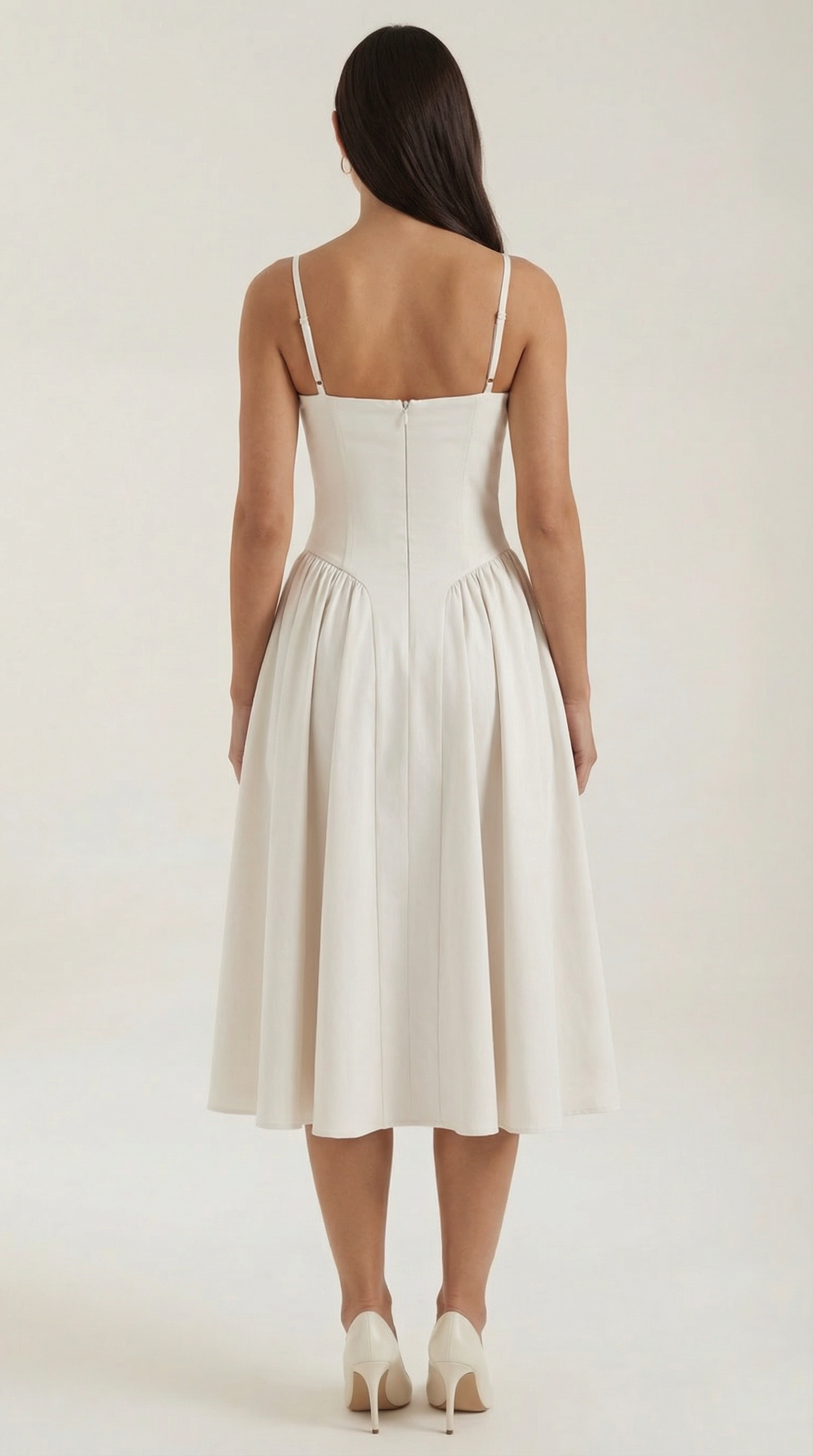 Vestido Midi Odette con Corsé