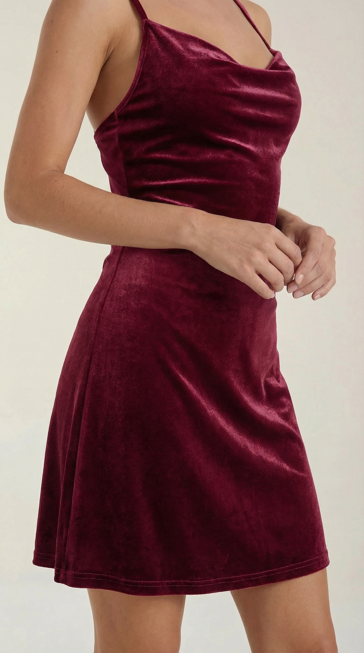 Vestido Mini Olive de Tacto Seda
