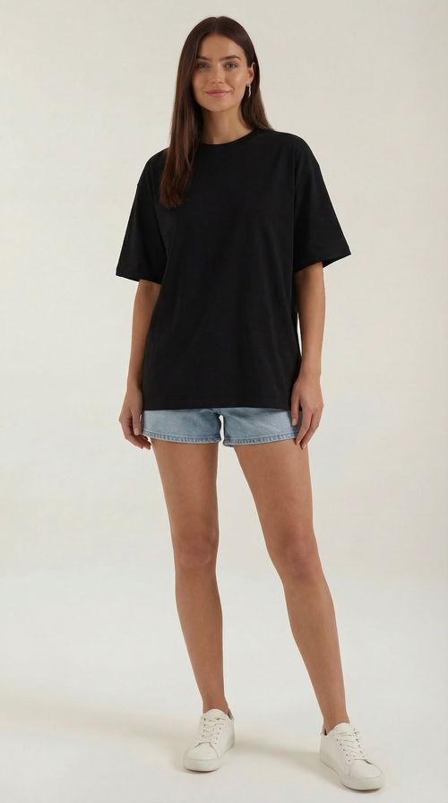 Camiseta Básica Oversize Oriana