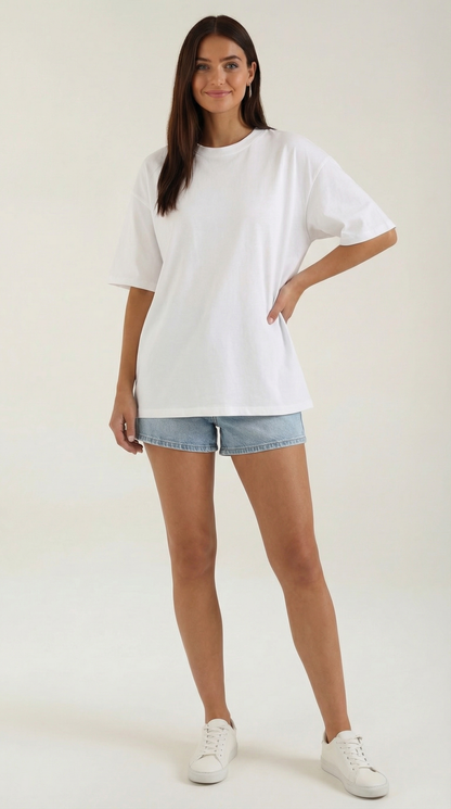 Camiseta Básica Oversize Oriana