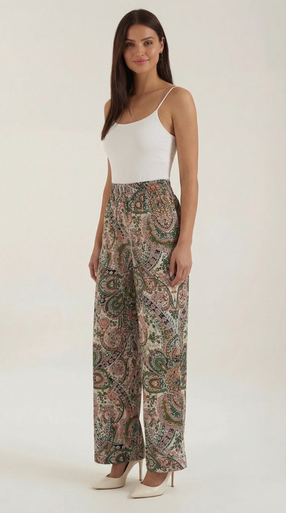 Pantalón Pam con Estampado Paisley