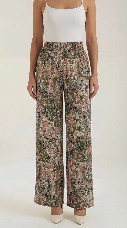 Pantalón Pam con Estampado Paisley