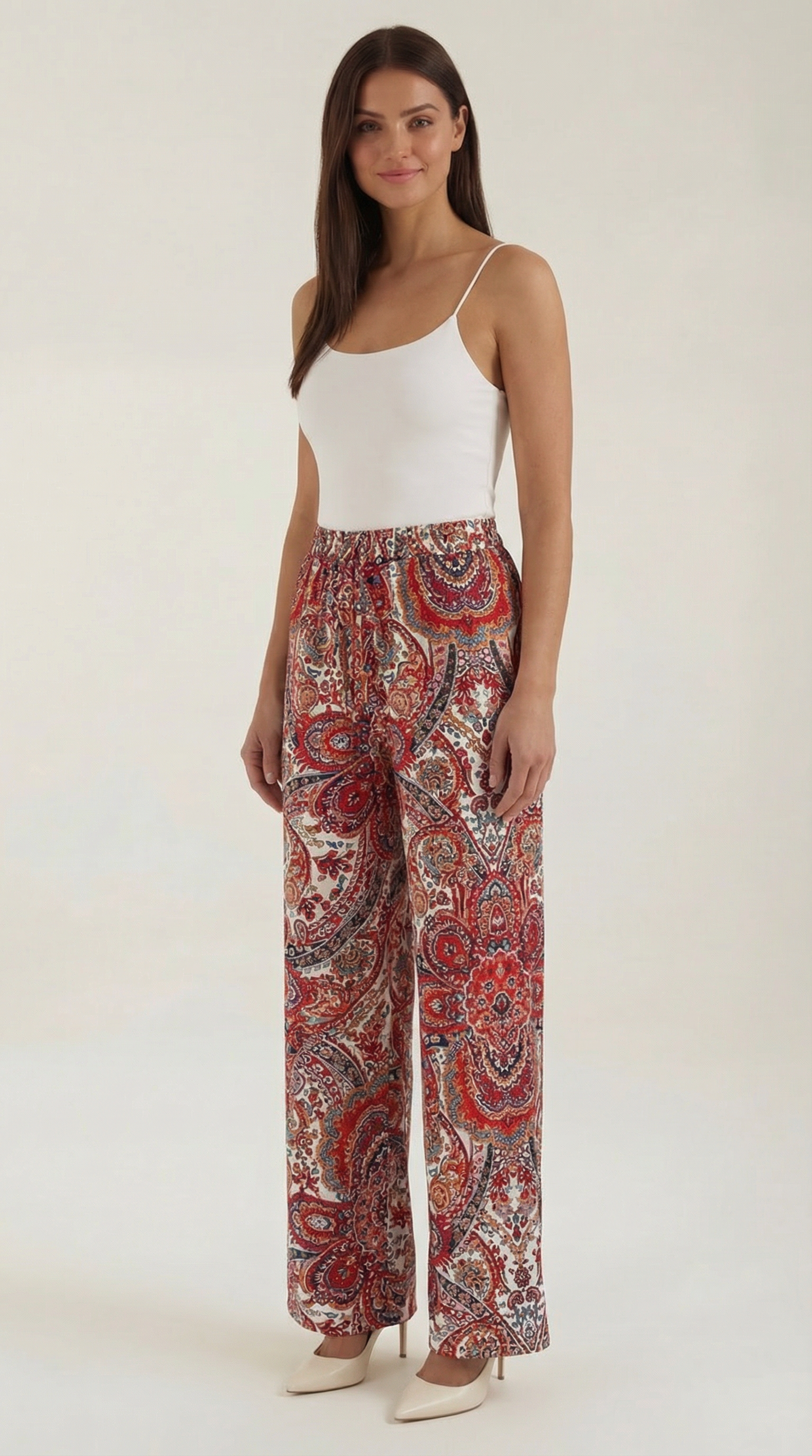 Pantalón Pam con Estampado Paisley