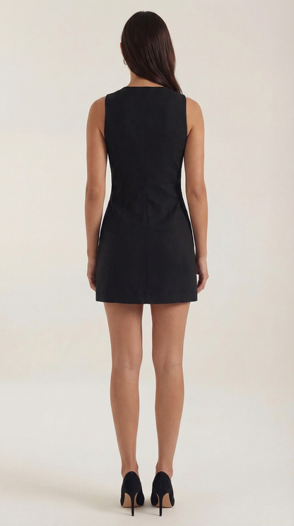 Vestido Mini Patricia con Botonadura Completa