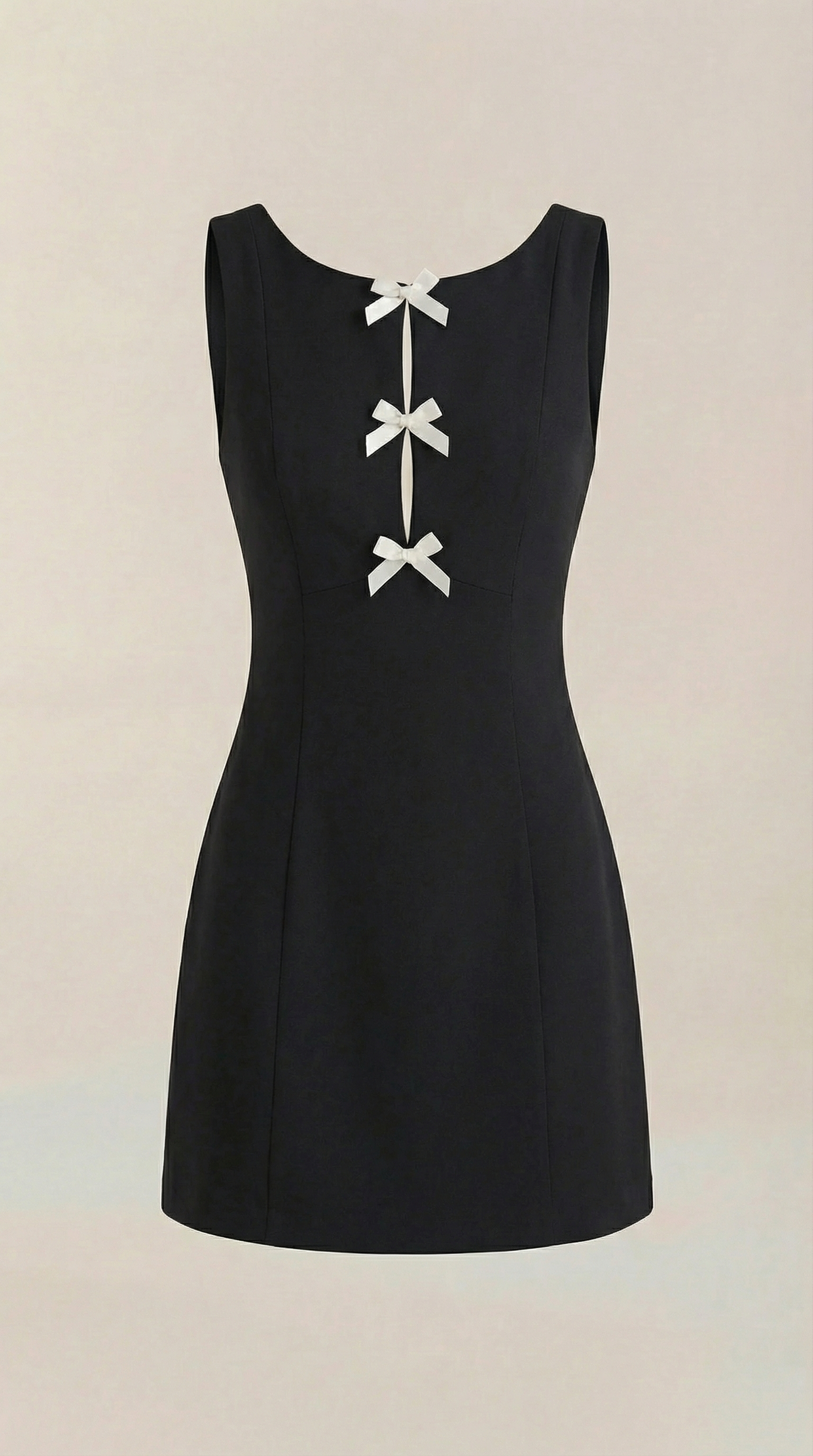 Vestido Mini Priscilla con Detalles de Lazo