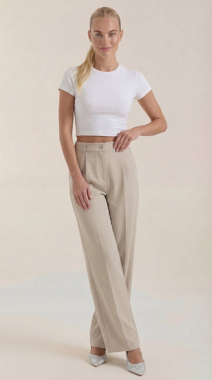 Pantalón Rebecca de Vestir con Tiro Alto