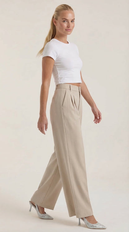 Pantalón Rebecca de Vestir con Tiro Alto