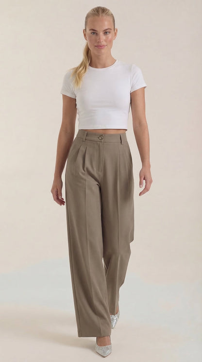 Pantalón Rebecca de Vestir con Tiro Alto