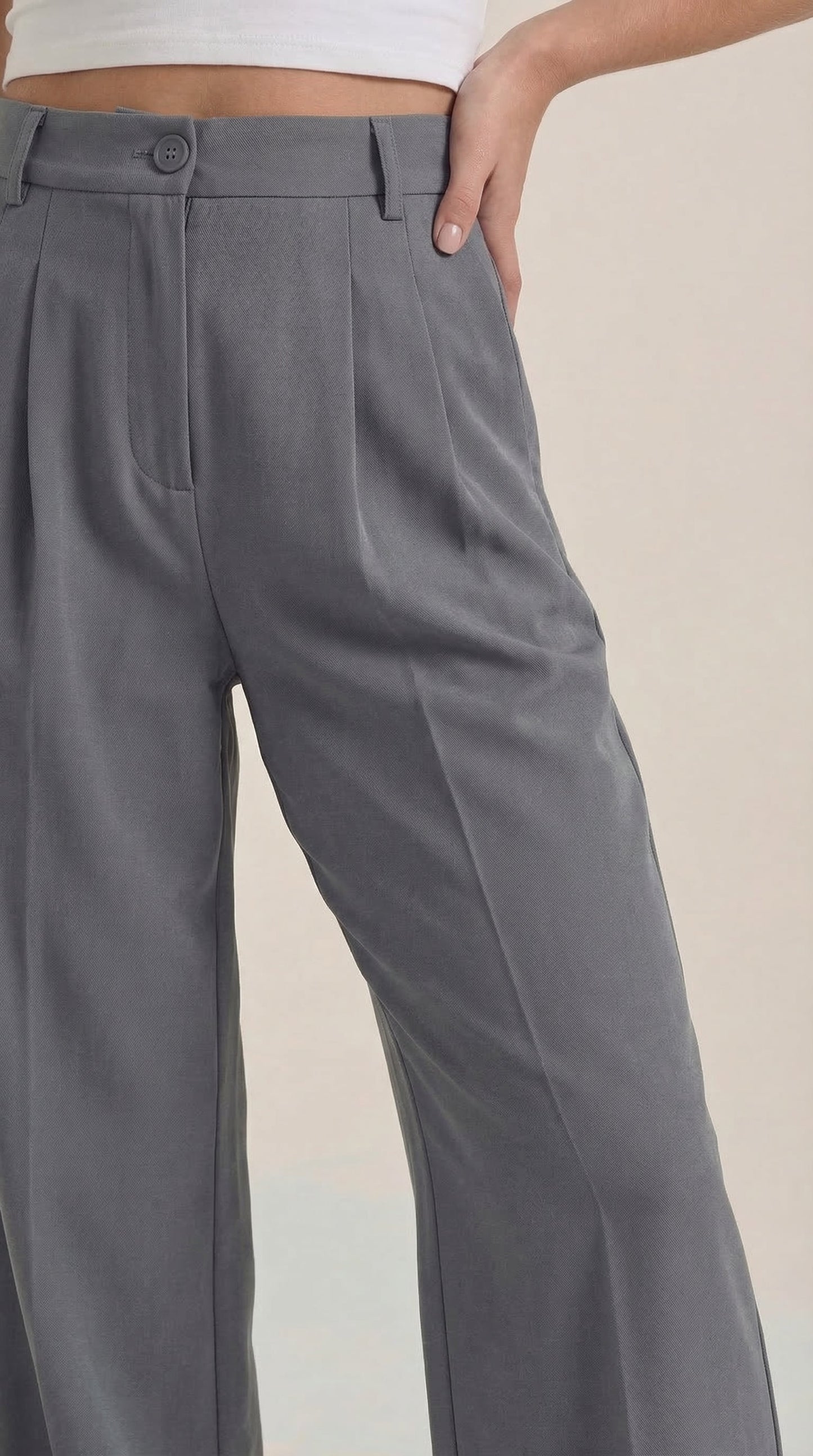 Pantalón Rebecca de Vestir con Tiro Alto