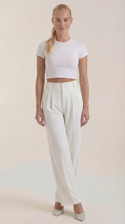 Pantalón Rebecca de Vestir con Tiro Alto