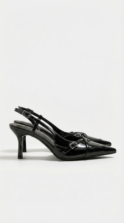 Zapatos Slingback Samantha con Hebilla